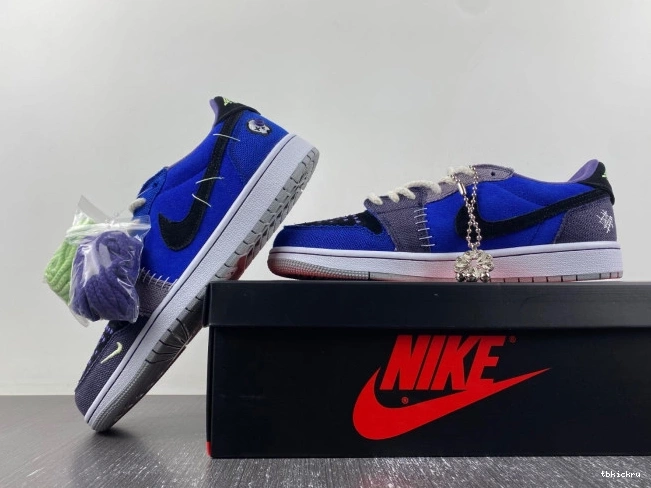 Reps TBK Zion OG Retro Voodoo Williamson Low DZ7292-420 Jordan 1 0729
